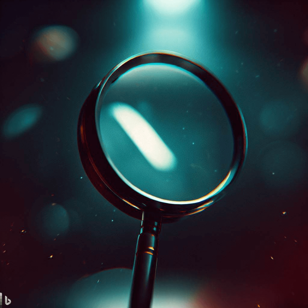 ai generated image with prompt magnifying glass cinematic digital art